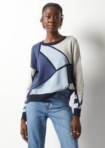 Zaket & Plover Mosaic Intarsia Sweater