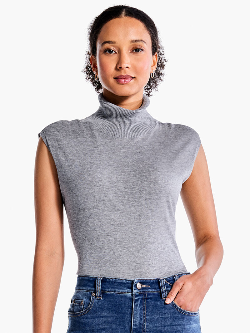 Nic+Zoe Sleeveless Turtleneck Sweater