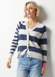 Zaket & Plover Essential Stripe Cardigan