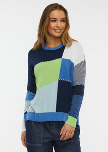 Zaket & Plover Patchwork Sweater