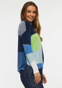 Zaket & Plover Patchwork Sweater